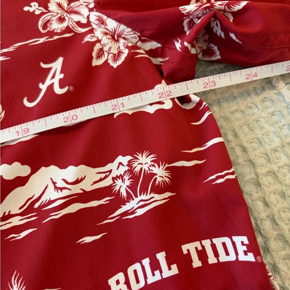 Reyn Spooner Alabama Crimson Tide Hawaiian Button Down Men’s Large EUC - Picture 4 of 7
